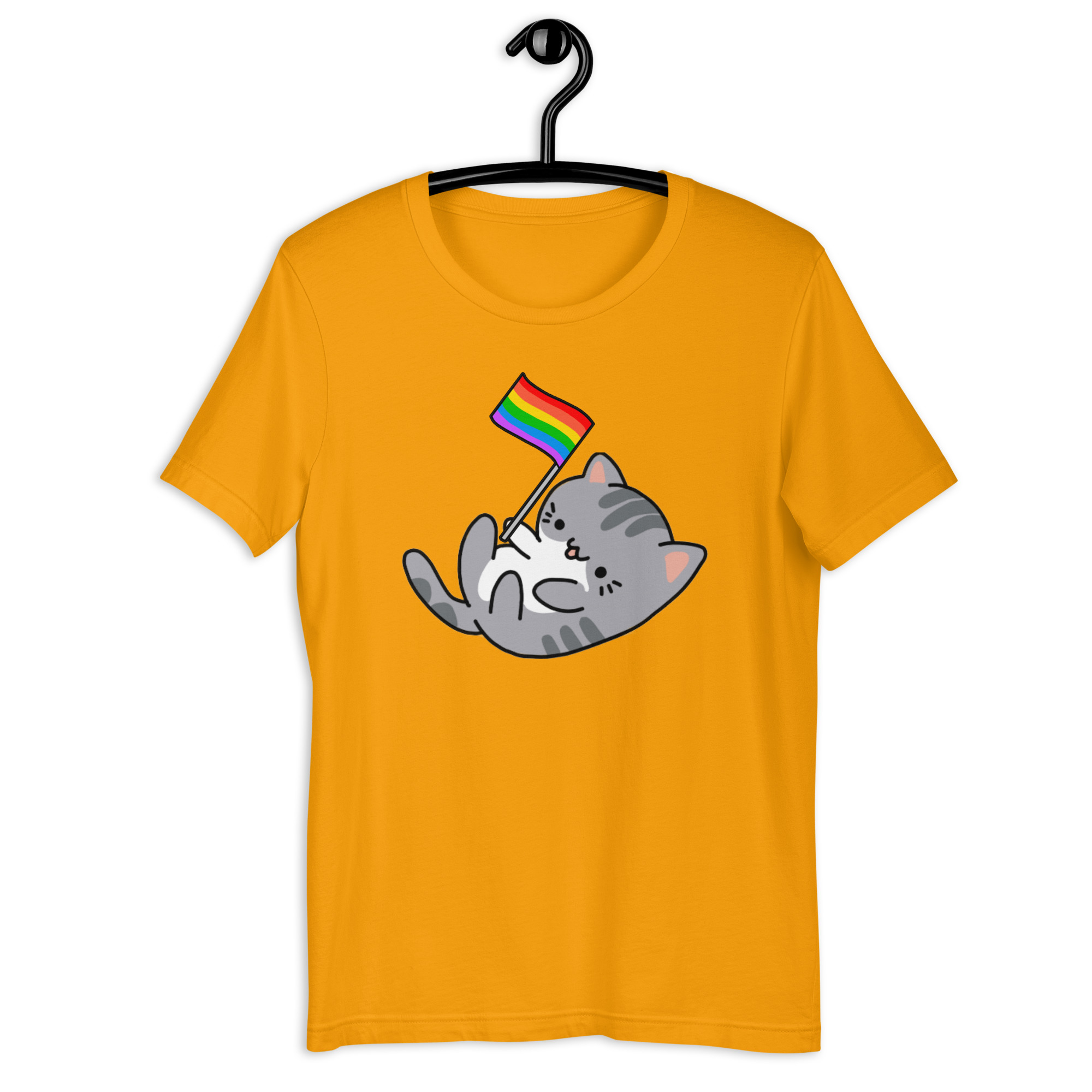 Kitty Flag Pride Unisex t-shirt - Image 6