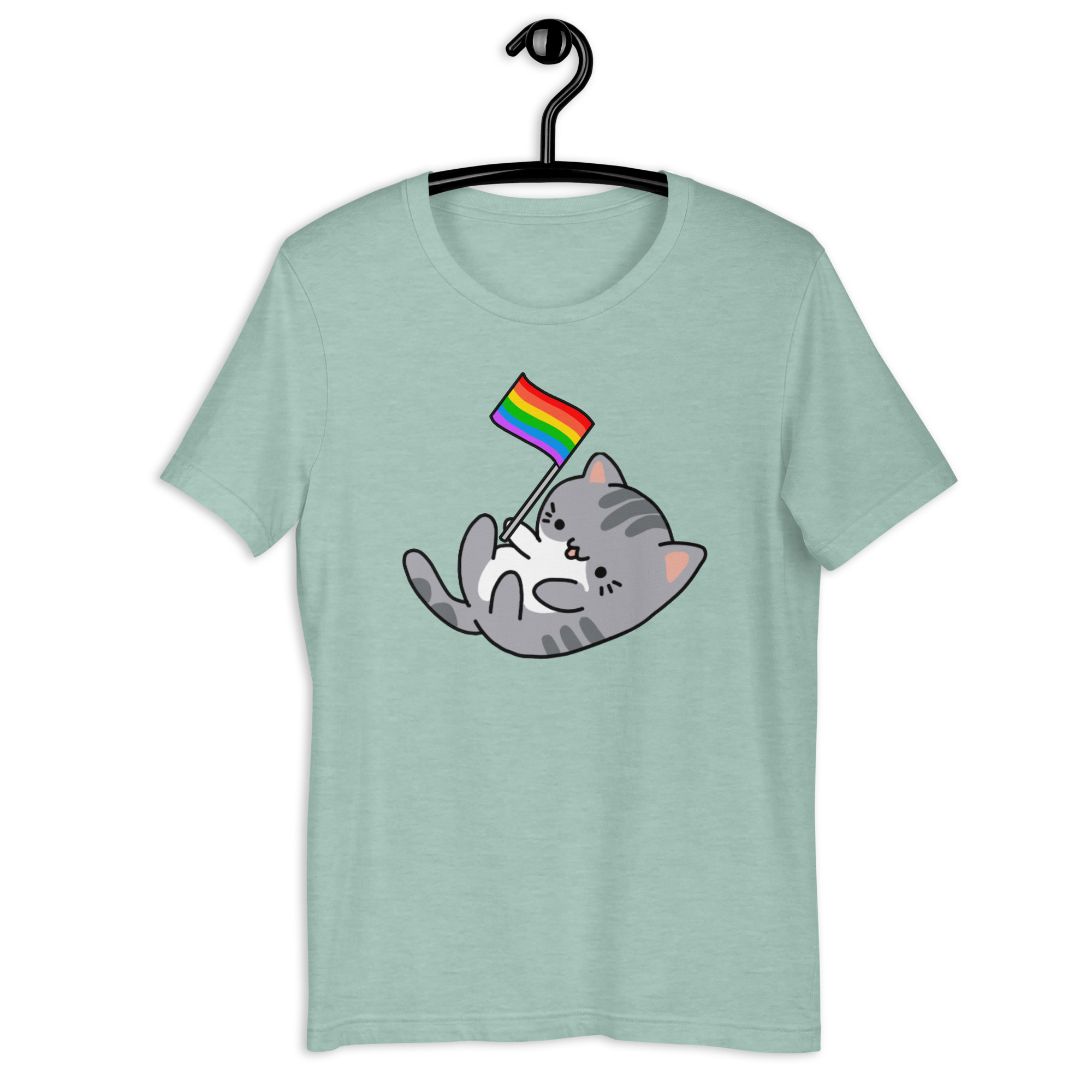Kitty Flag Pride Unisex t-shirt - Image 8
