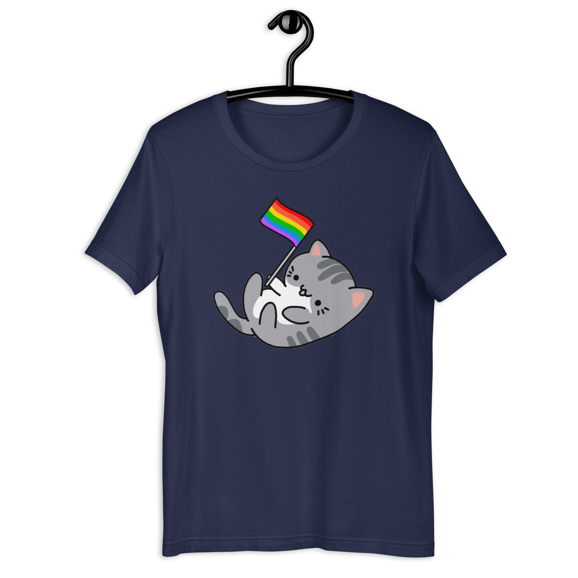 Kitty Flag Pride Unisex t-shirt - Image 3